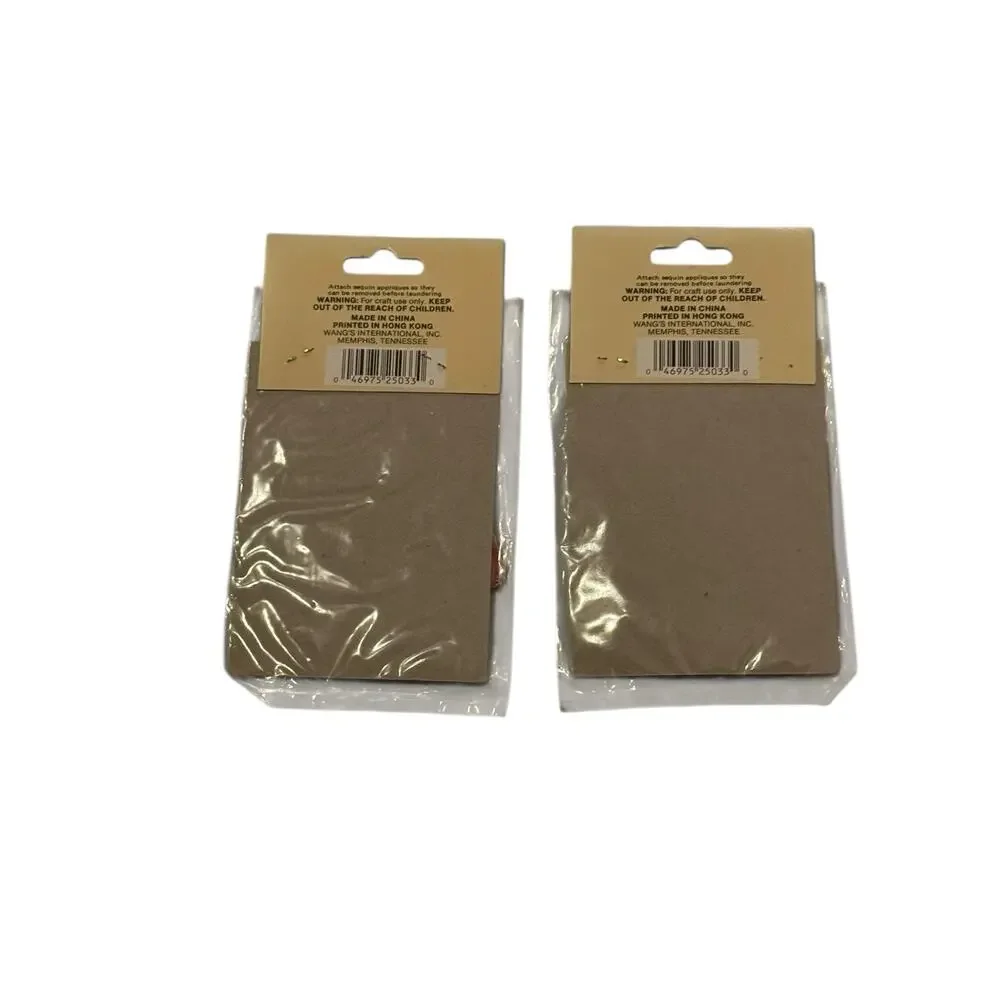 Lot 2 Red Sequin Anchor Appliqué Patches Nautical‎ Boat Craft Embellishment DIY